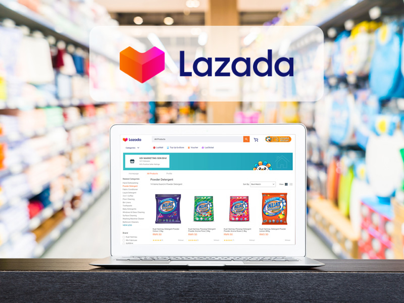 udi marketing online store lazada