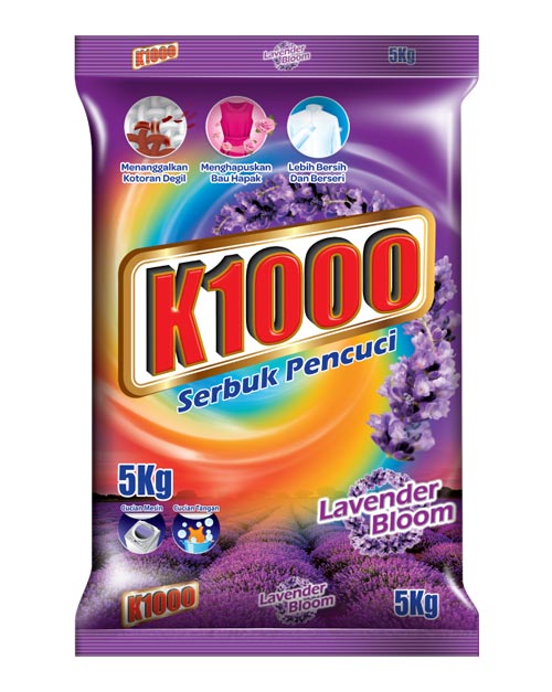 K1000 Lavender Bloom detergent powder