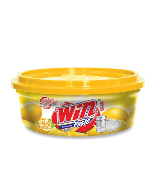 win dishwashing paste product shot tangy lemon 400g