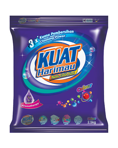 harimau kuat powder detergent colour