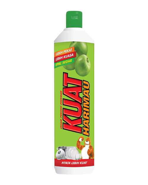 kuat harimau dish washing liquid apple 500 ml