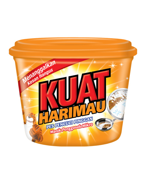 kuat harimau dish washing paste micro scrubber 750g