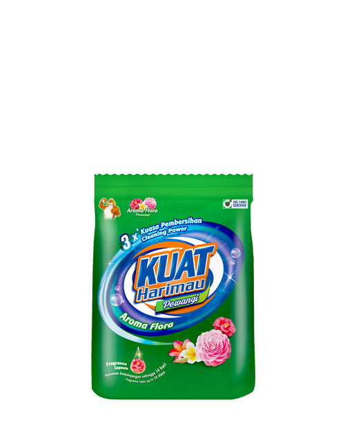 harimau kuat powder detergent pewangi floral small