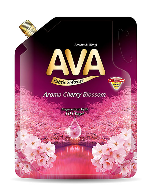 ava fabric softener product shot aroma cherry blossom 2500ml