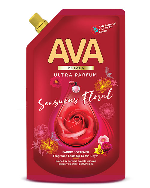 ava petals fabric softener product shot sensuous floral 1300 ml my