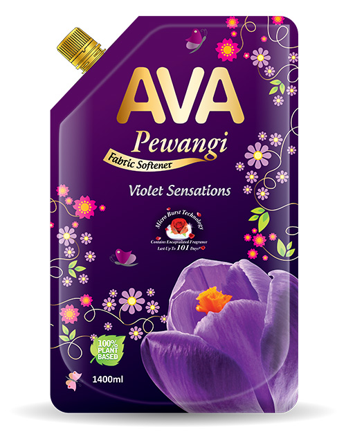 ava pewangi fabric softener product violet sensations 1400ml my