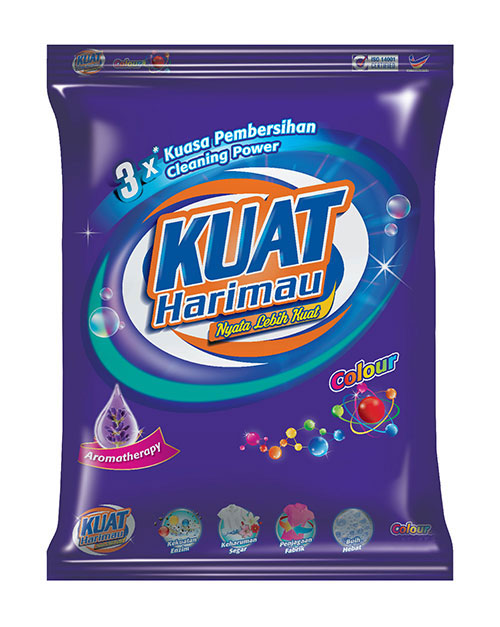 harimau kuat powder detergent colour 3-8kg