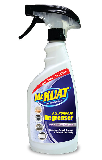 mr kuat kitchen cleaner product shot citrus scent 3d