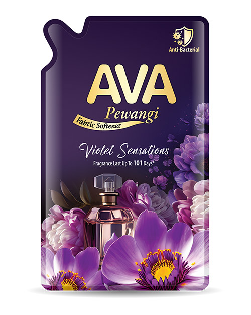 ava pewangi fabric softener product violet sensations refill