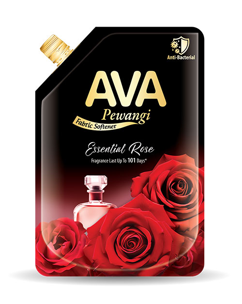 ava pewangi fabric softener product essential rose my refill pack 1400ml