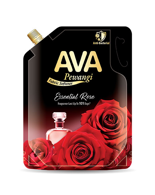 ava pewangi fabric softener product essential rose my refill pack 2500ml