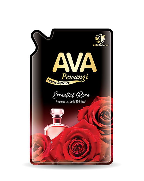 ava pewangi fabric softener product essential rose my refill pack 600ml