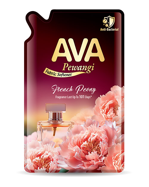 ava pewangi fabric softener product french peony refill pack